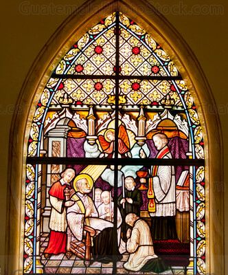 Vitral de la iglesia de la Casa Central