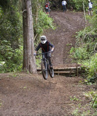 Carrera de bicicleta de montaña