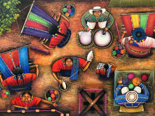 Mural en San Juan La Laguna