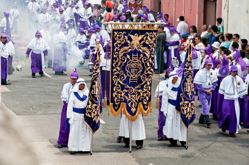Cortejo procesional de Candelaria