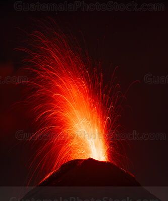 Erupción del Volcán de Fuego