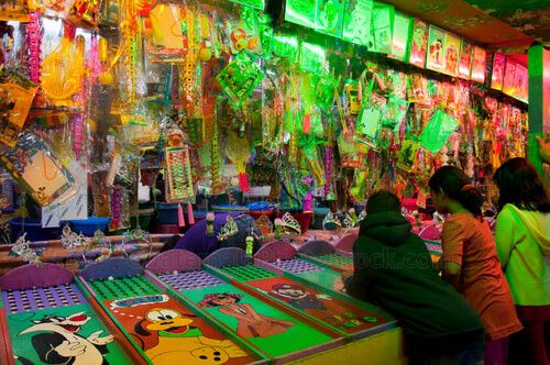 Juego en feria patronal