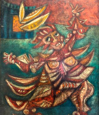 Obra Serie de Fuego, Marco Augusto Quiroa, 1969