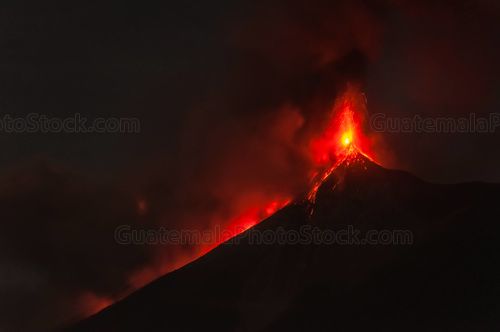 Erupción del Volcán de Fuego