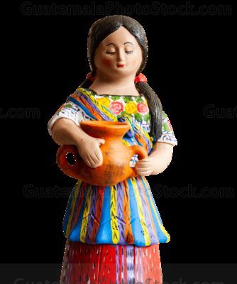 Artesania de figura humana, mujer indigena