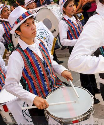 Tambores en el Desfile del 15 de septiembre