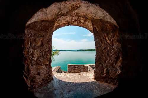 Vista al lago de Izabal