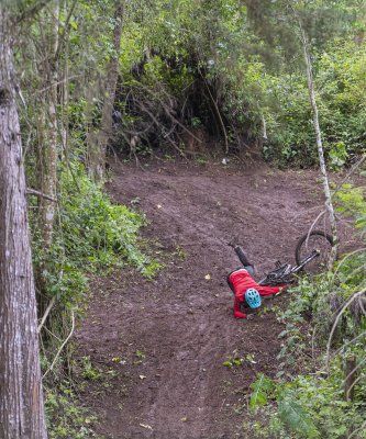 Carrera de bicicleta de montaña
