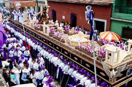 Cortejo procesional de Candelaria