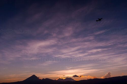 Atardecer sobre la Ciudad de Guatemala
