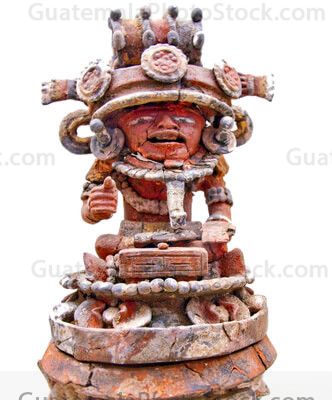 Figura Antropomorfa, Incensario Maya