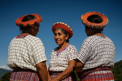 Mujer guatemalteca de etnia maya
