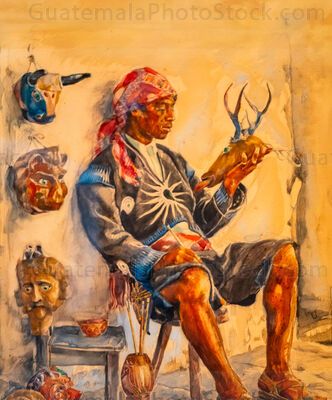 Obra El decorador de Mascaras, Alfredo Gálvez Suárez, 1938