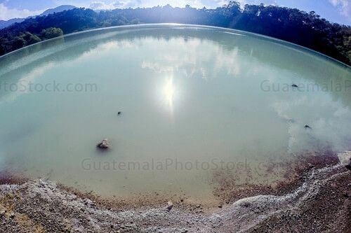 Panorama de la Laguna de Ixpaco