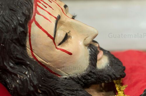 Rostro de Jesús Sepultado de San Juan Chamelco