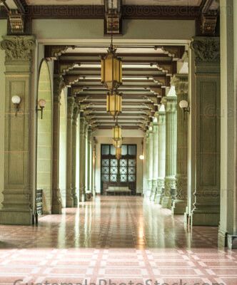 Pasillo en el Palacio Nacional de la Cultura