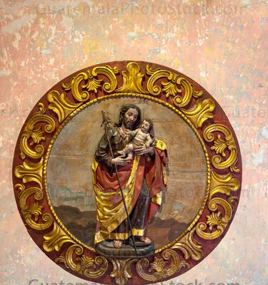 Obra San José con el niño Dios, Siglo XVIII