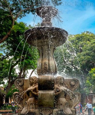 Fuente de las Sirenas, Plaza Central Antigua Guatemala