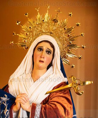 Virgen dolorosa de la misericordia