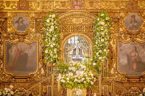 Retablo del altar del Santuario de Nuestra Señora del Carmén