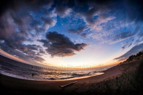 Atardecer en la Costa Pacifica