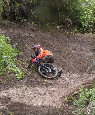 Carrera de bicicleta de montaña