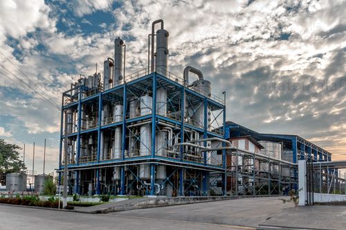 Planta destiladora de alcohol