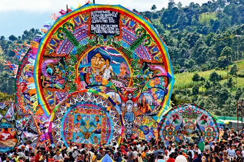 Barriletes gigantes de Sumpango