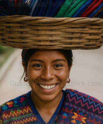 Mujer guatemalteca de etnia maya