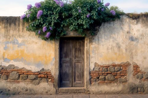 Fachada antigua colonial