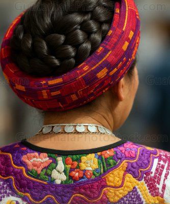 Mujer con traje tipico