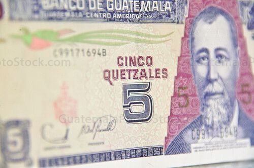 Billete de cinco quetzales