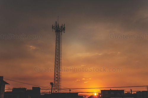 Atardecer sobre la Ciudad de Guatemala