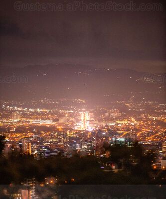 Ciudad de Guatemala de noche