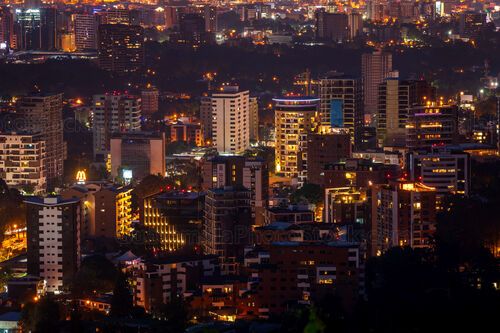 Edificios en la Ciudad de Guatemala