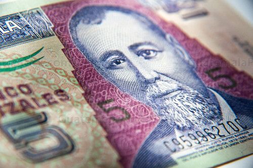 Billete de cinco quetzales
