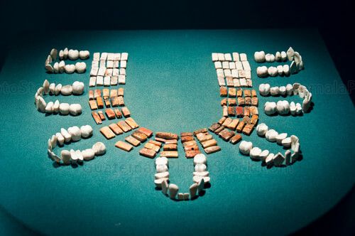 Collar en el Museo de la Cultura Teotihuacaneca, MX