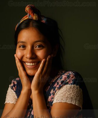 Mujer guatemalteca de etnia maya