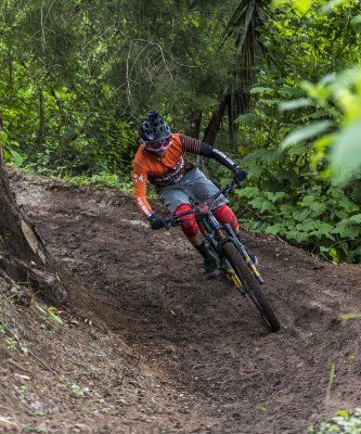 Carrera de bicicleta de montaña