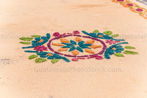 Detalle de la alfombra del Paseo de la Sexta Avenida