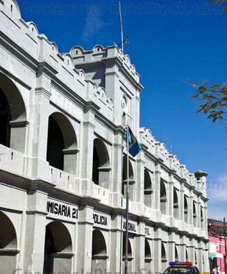 Edificio de la Policia Nacional en Jutiapa