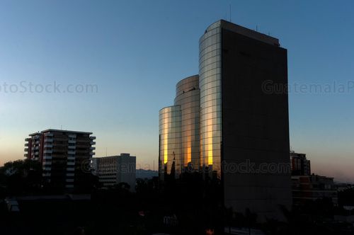 Atardecer sobre la Ciudad de Guatemala