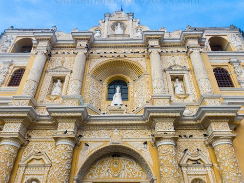 Fachada Iglesia La Merced, Antigua Guatemala