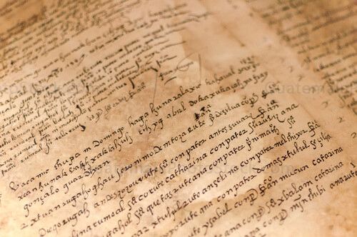 Notas en documentos antiguos