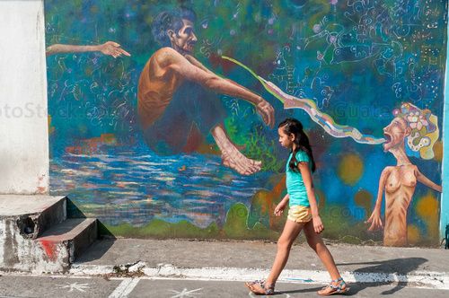 Mural en Samayac