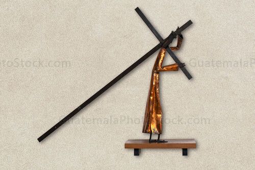 Santo Vía Crucis, Estación II Jesús con la cruz a cuestas