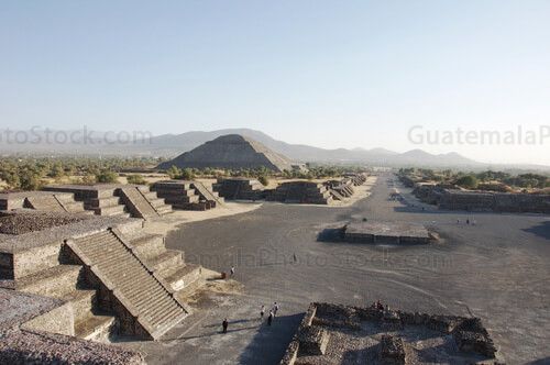 Panoramica hacia el sur de Teotihuacan