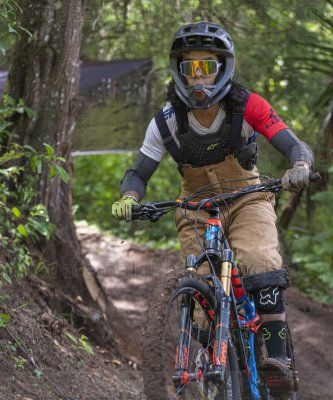 Carrera de bicicleta de montaña