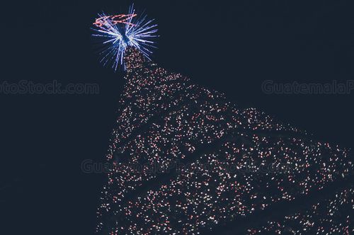 Obelisco en navidad