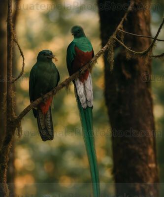 Pareja de Quetzales